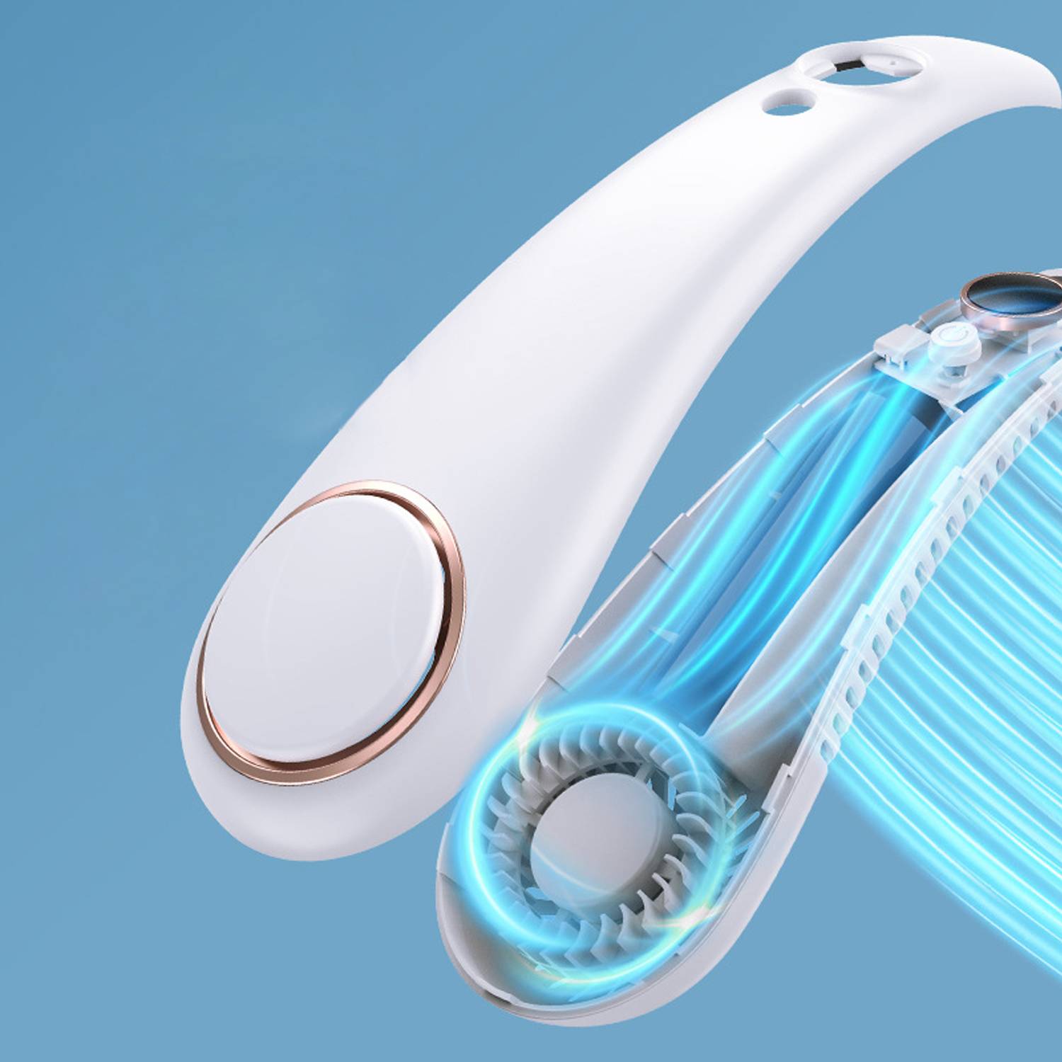 Neck Hanging Small Electric Fan 7