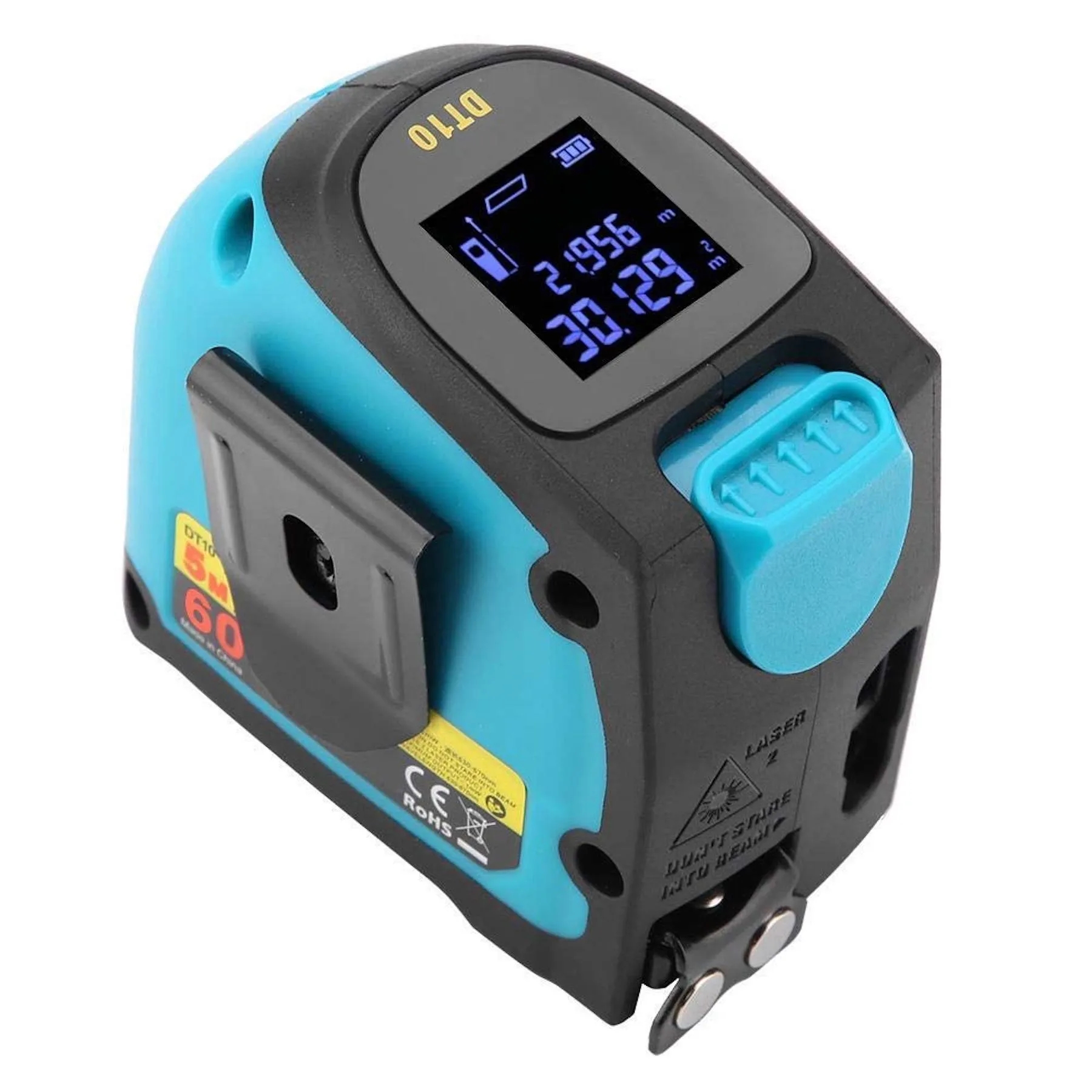 2 in 1 USB Rechargable Lasers Distance Tape Measure 4