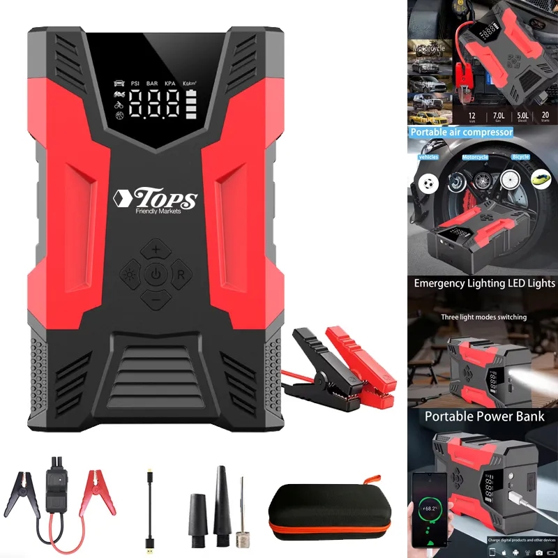 Jump Starter with Air Compressor 2