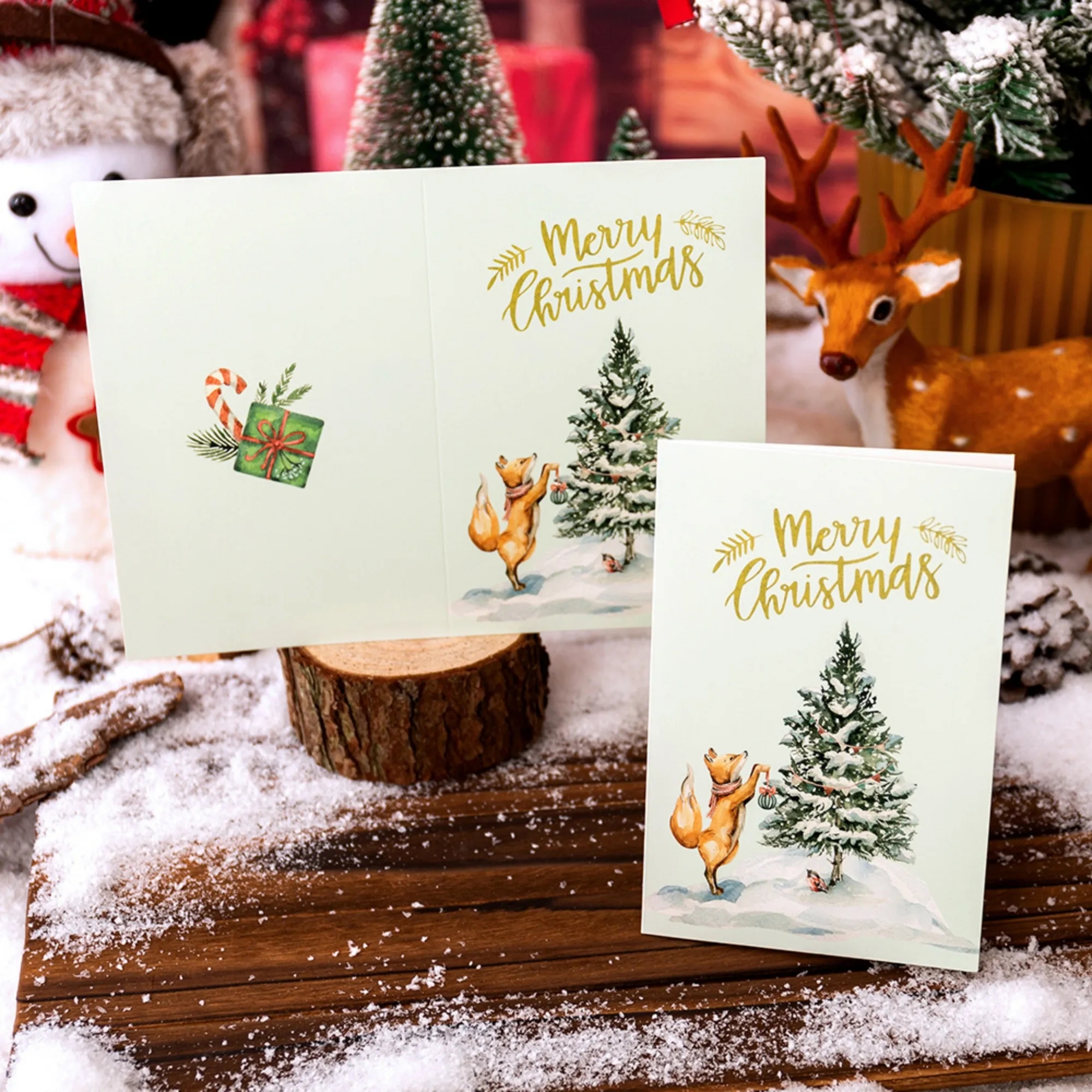Christmas Greeting Card Holiday Paper Card 8