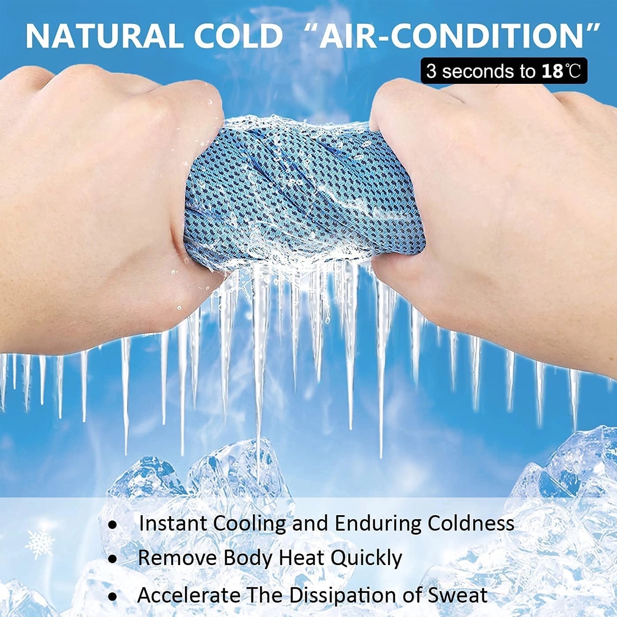Cooling Cold For Neck Microfiber Ice Towel 3