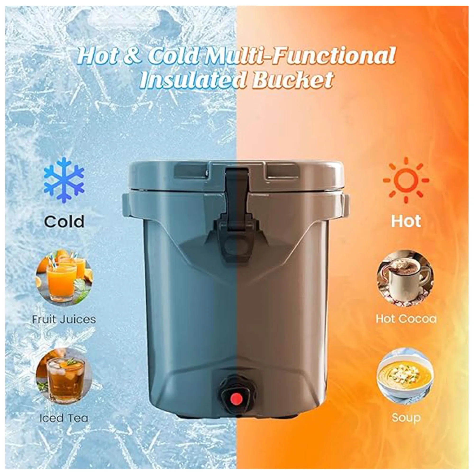 Portable Water Bottle Kettle Hard Cooler 15