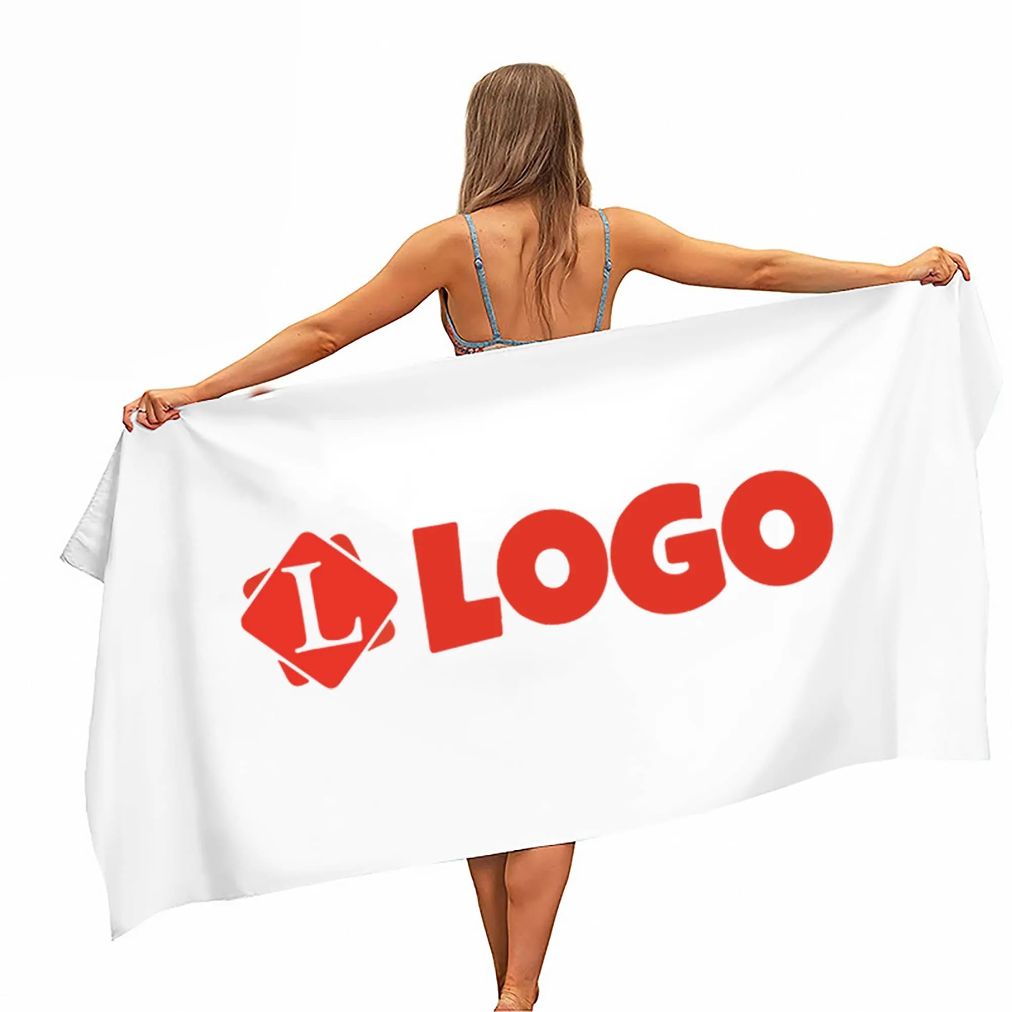 All Over Printed Double-Sided Velvet Beach Towel