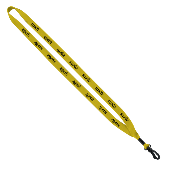1/2" Polyester Lanyard with Plastic Swivel Snap Hook 12