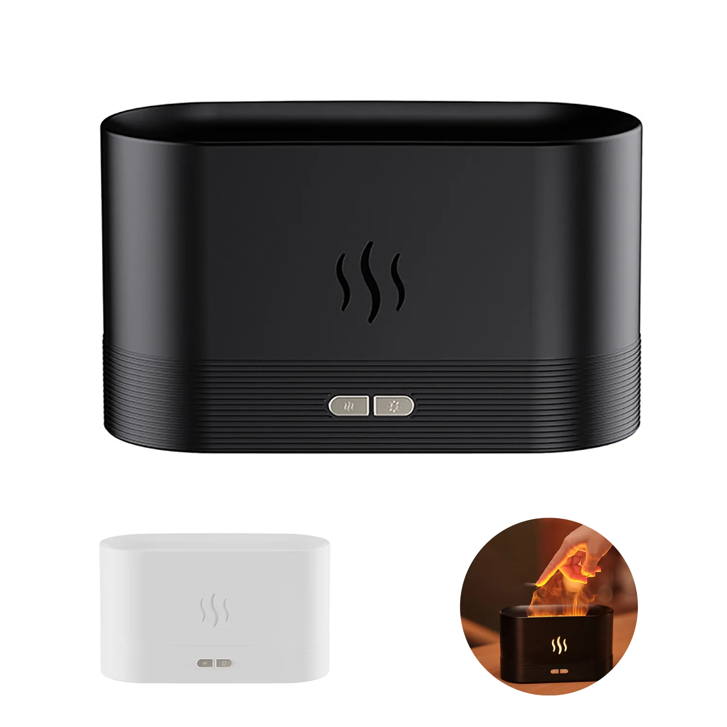 Flame Aroma Diffuser Cool Mist Humidifier 2