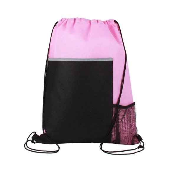 Non-Woven Pocket Drawstring Sports Pack 5