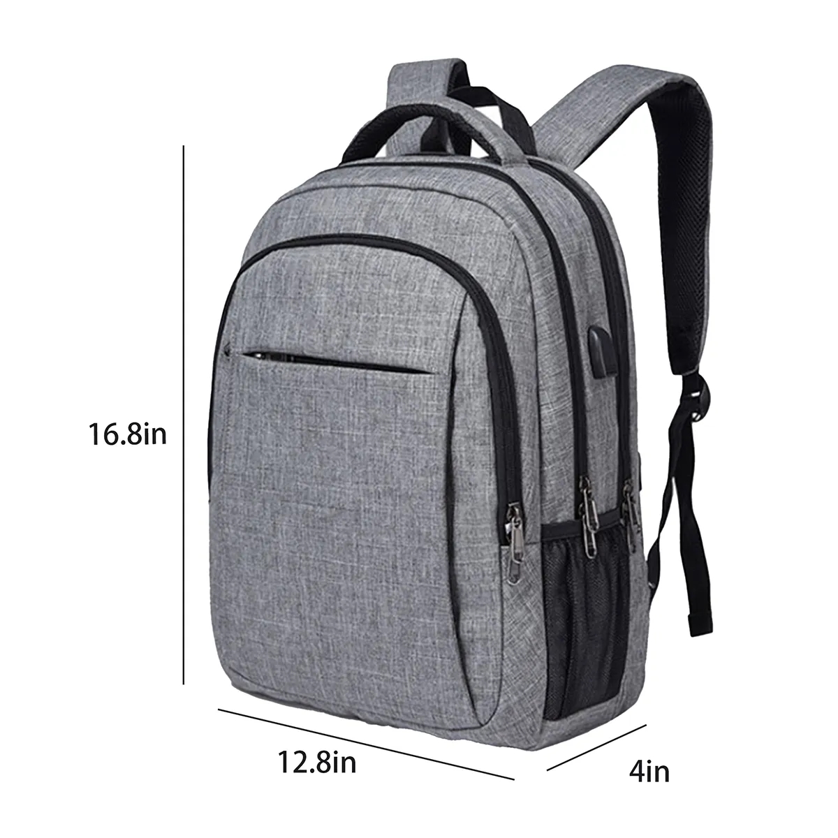 Anti Theft Simple Slim Travel Backpacks With Charging Port 6