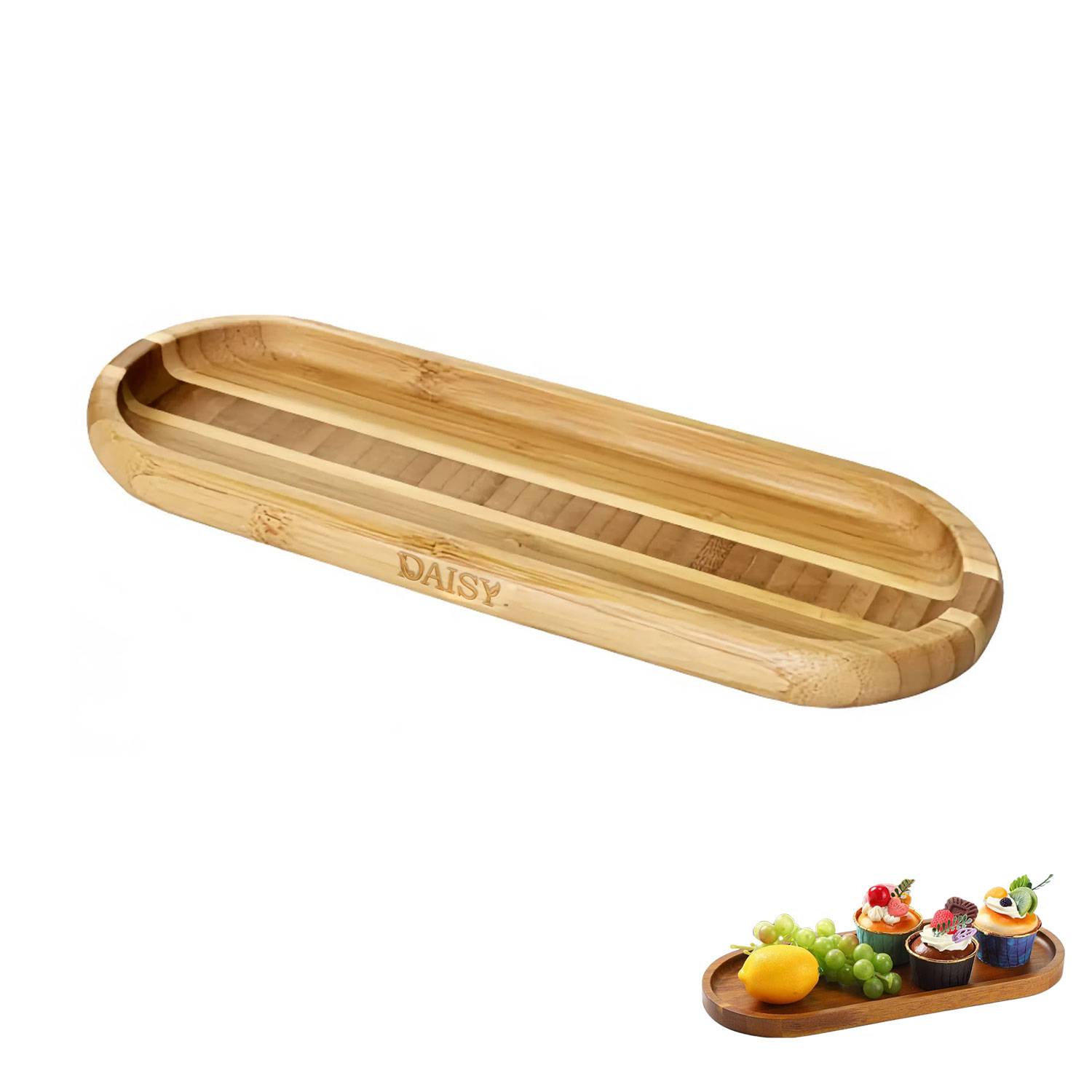 Bamboo Catch All Tray 6