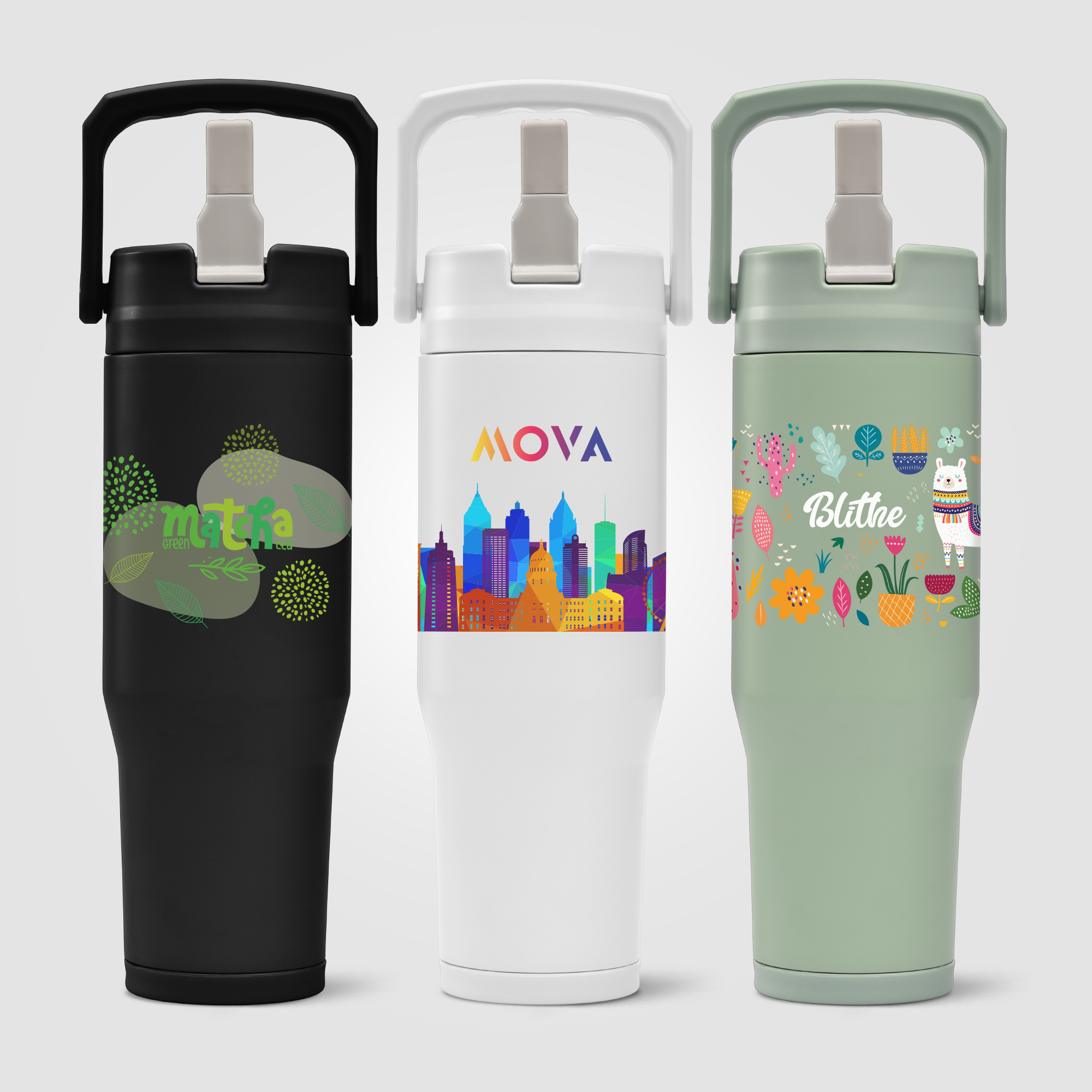 Polar Duo - 32 oz. Double-Wall Recycled Stainless Steel Tumbler with Storage Base 6