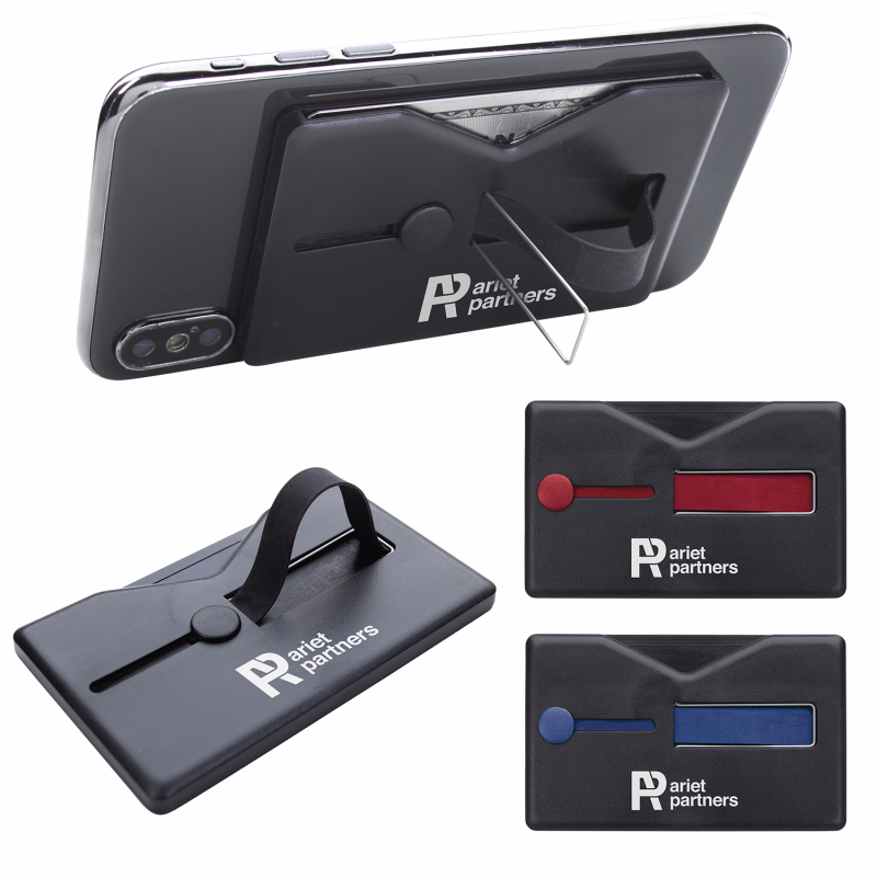 Comfort Grip RFID Phone Wallet with Stand 21