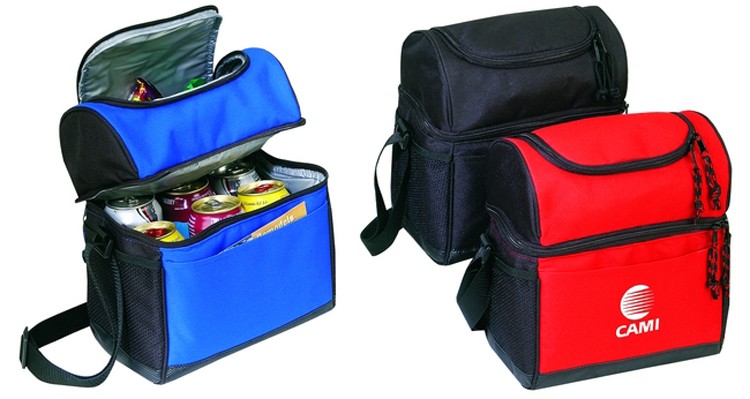 Cooler Lunch Bag with Leather Like Bottom 2