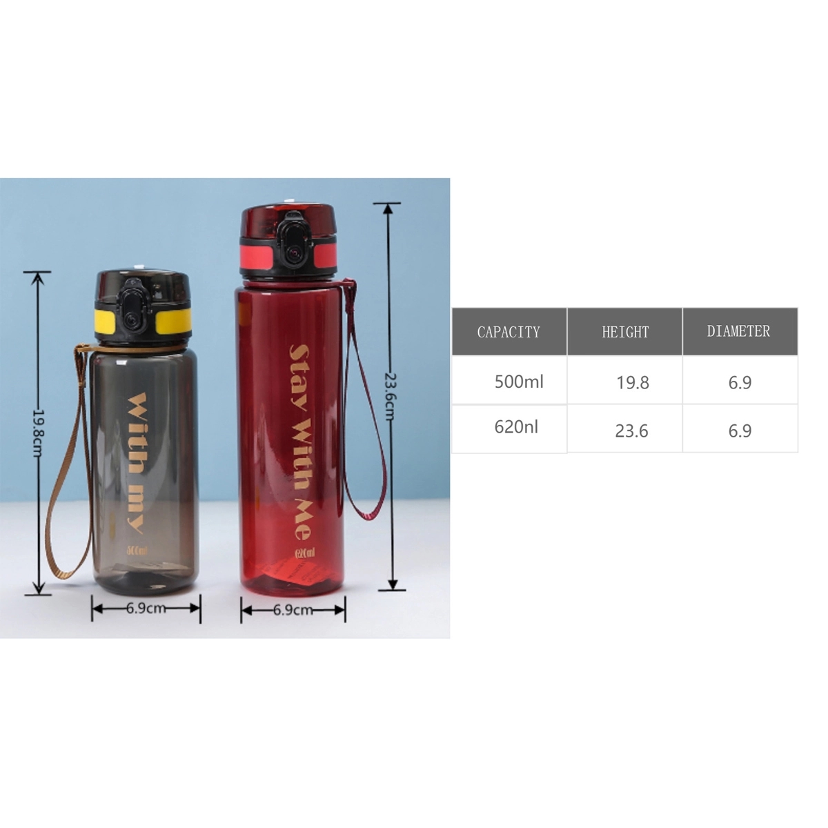500ml Sports Water Bottle 3
