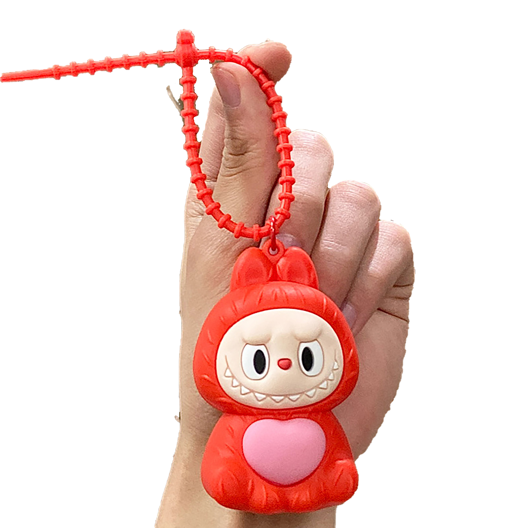 Labubu Love Decompression Keychain 4