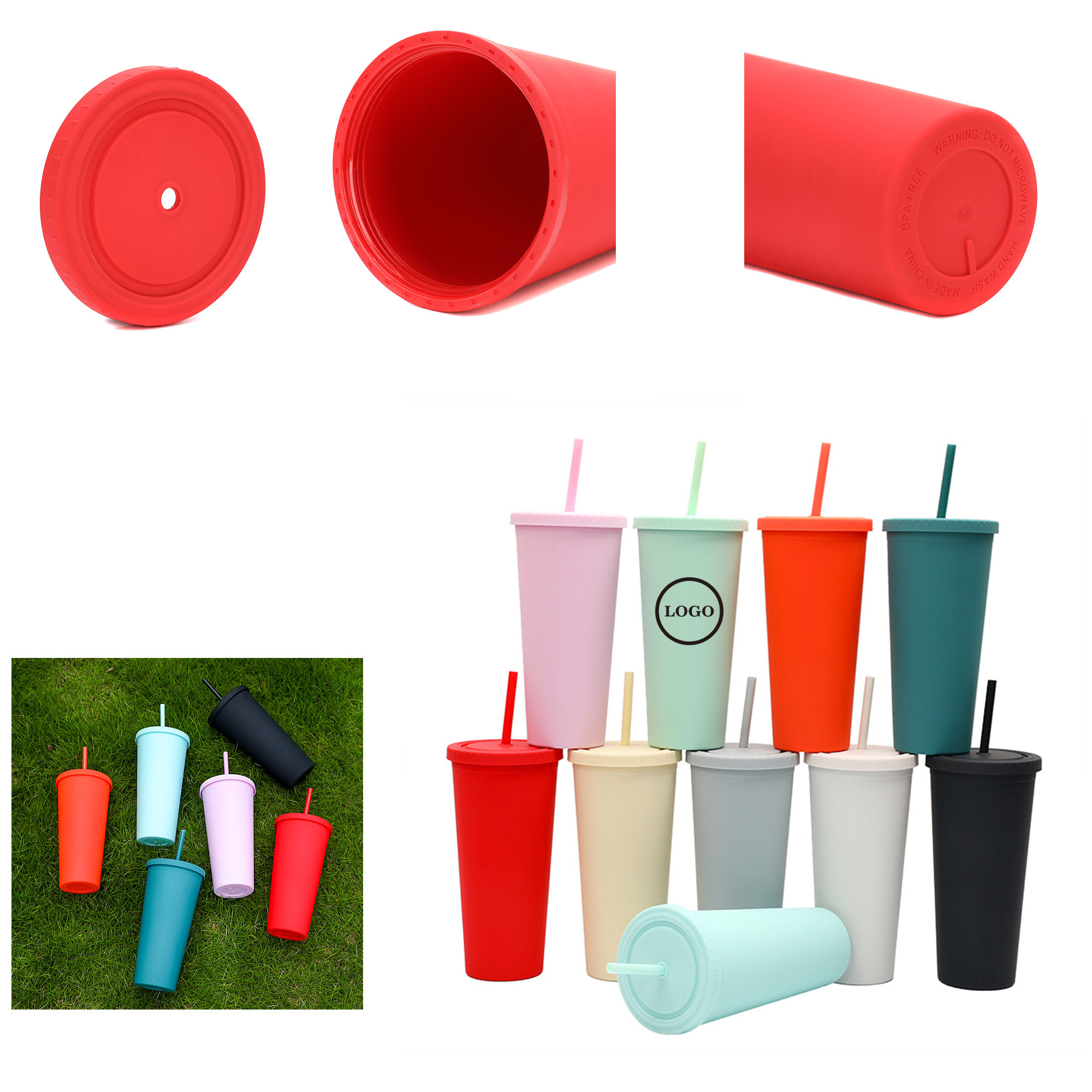 Reusable Milk Tea Style Straw High-Quality Cups 2