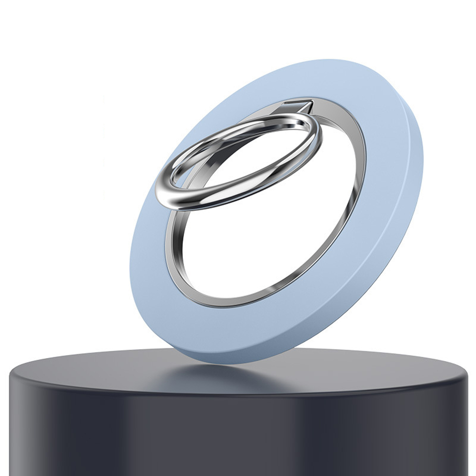 Magnetic Phone Ring Grip for Wireless Charging 3