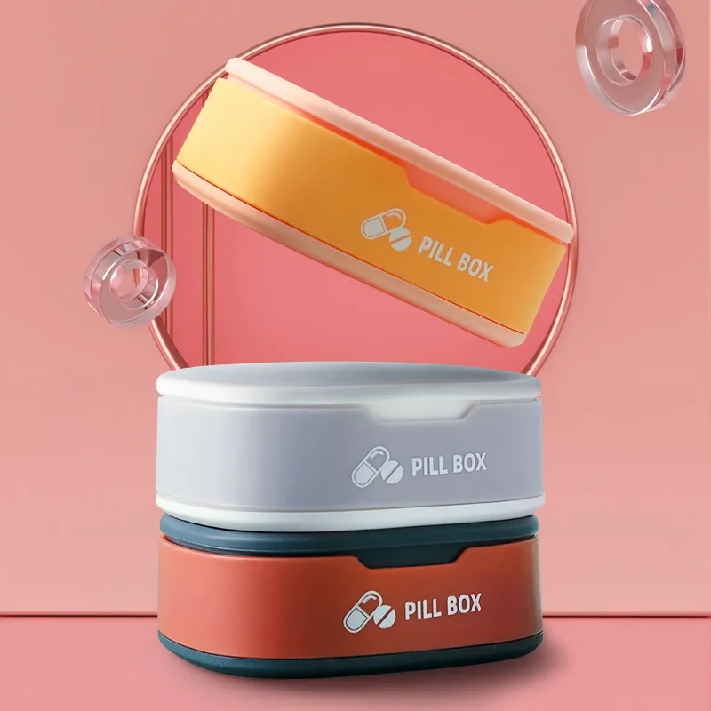 Portable 4-Compartment Pill Box 8