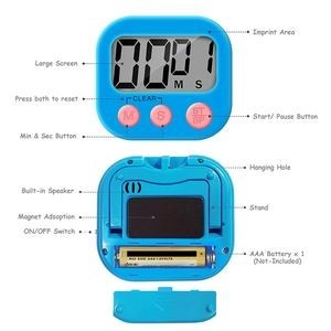 Chef Figure Mechanical Countdown Clock Timer Alarm 21
