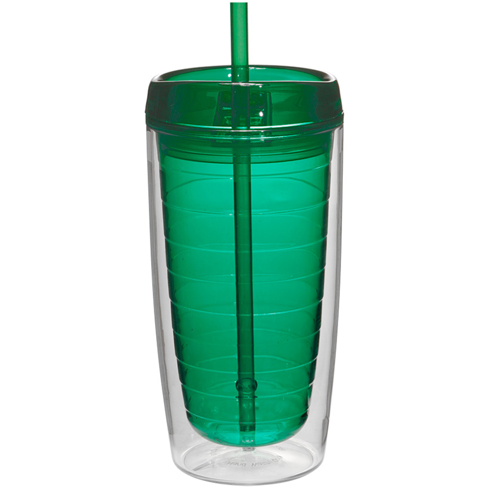 Econo 16 oz Double Wall Tumbler With Lid And Straw 5