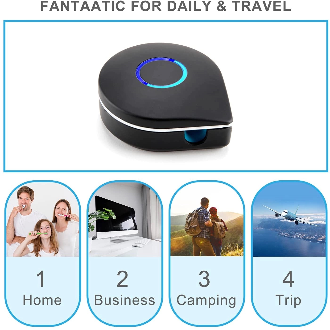 UV Portable Toothbrush Sanitizer Box 1