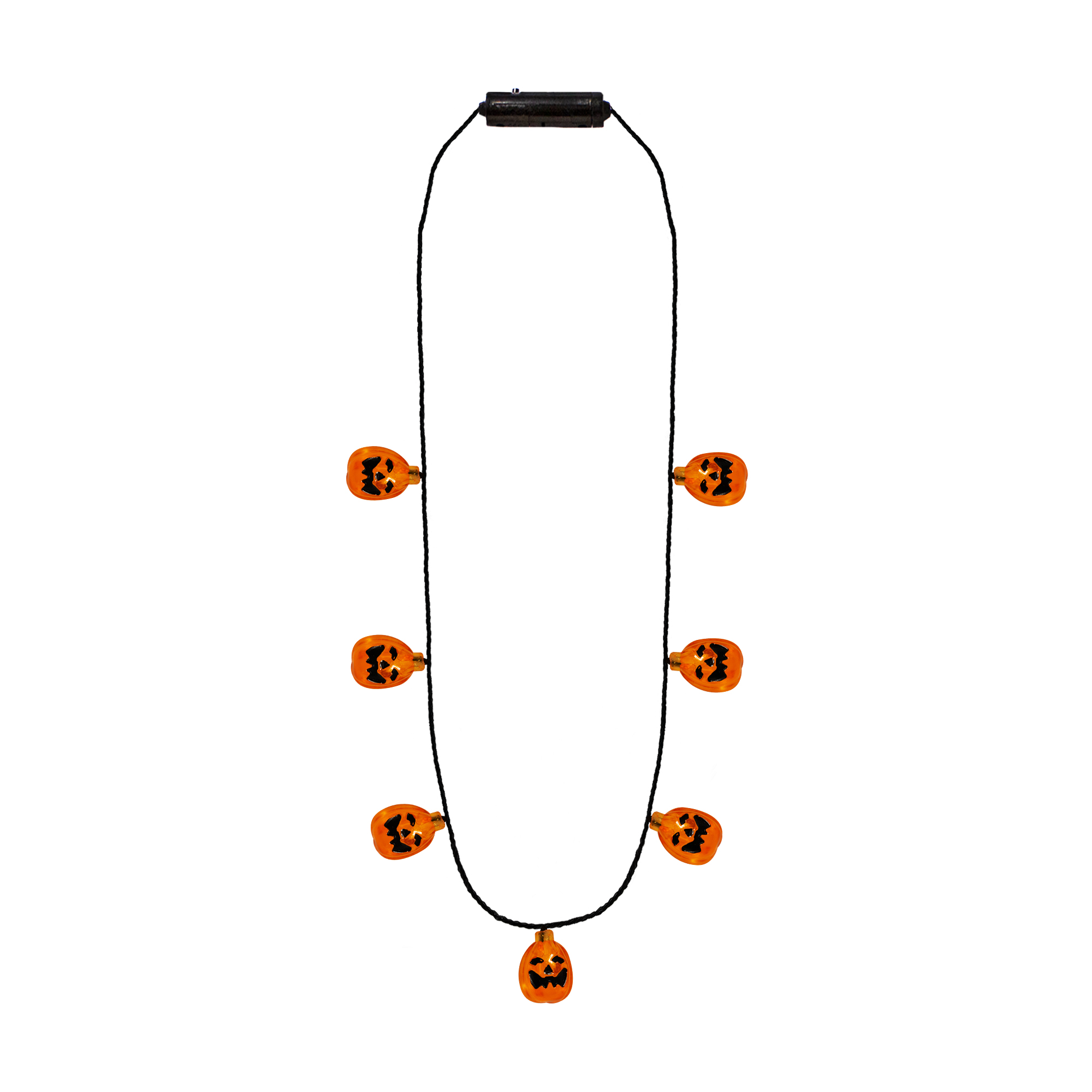 34" Light Up Pumpkin Necklace 2