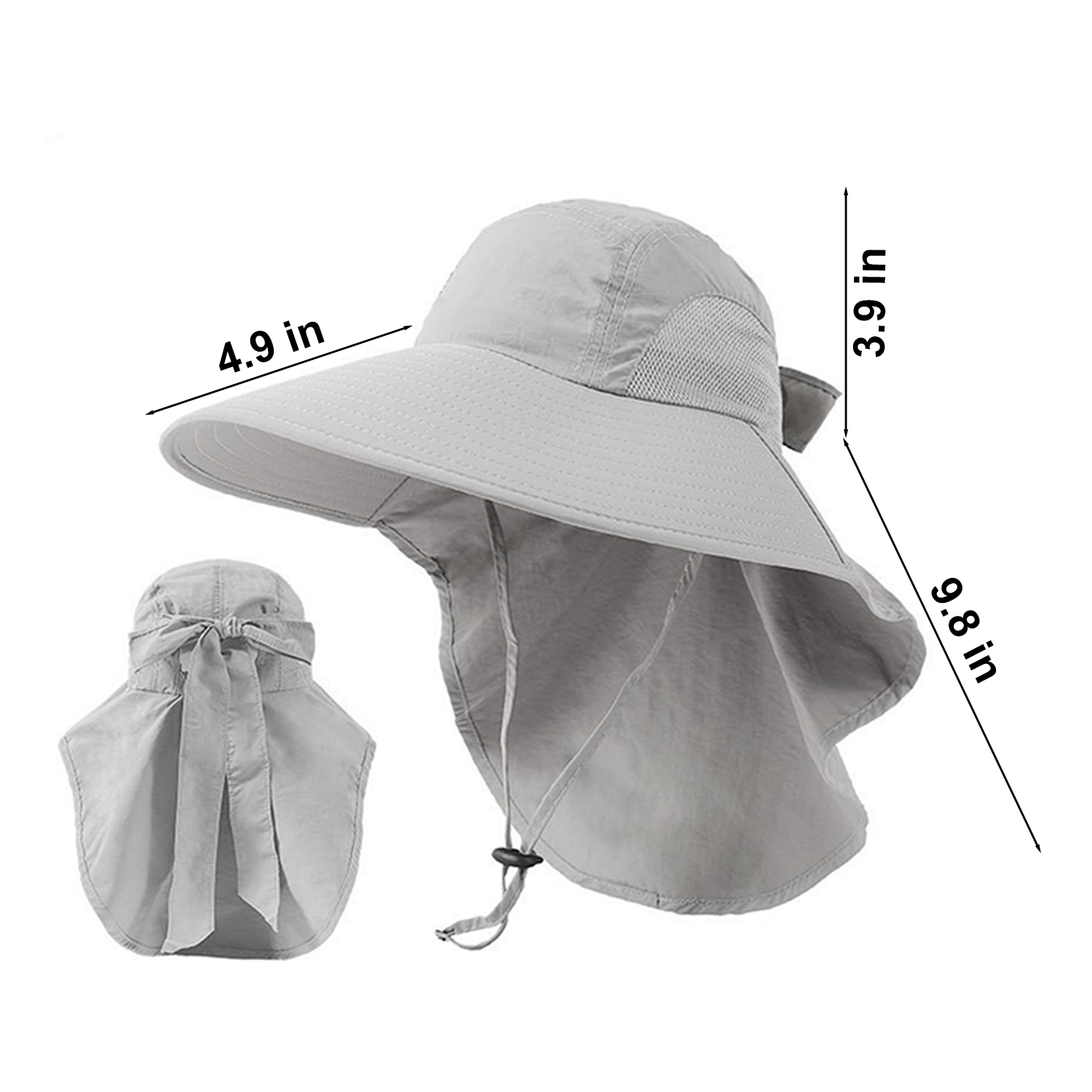 Adult UV Protection Wide Brim Polyester Sun Hat 8