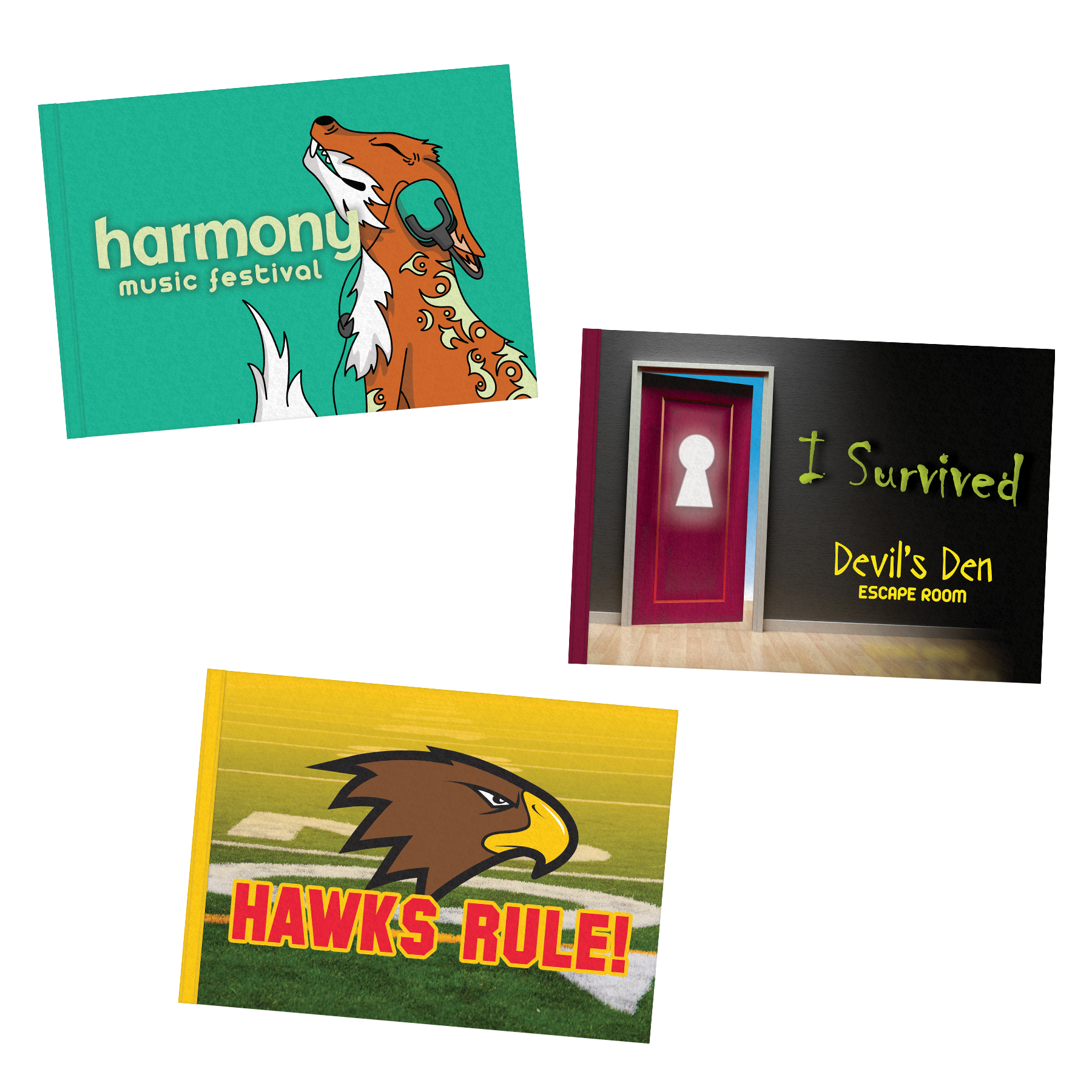 14" x 20" Rectangle Shaped Felt Banner 5