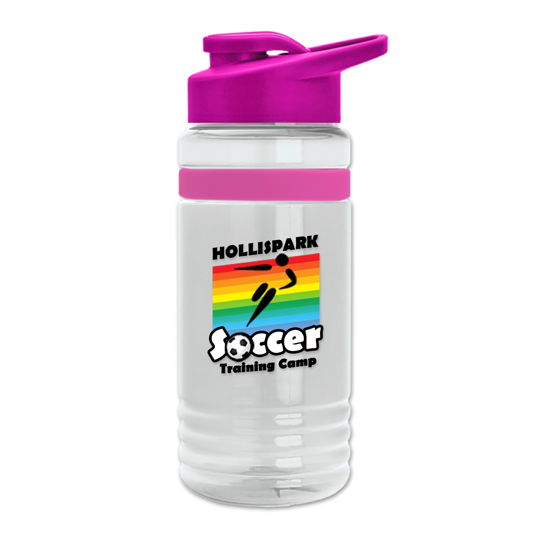 Groove Stripe ? 20 oz. Tritan Sports bottle with Drink thru and Digital imprint 3