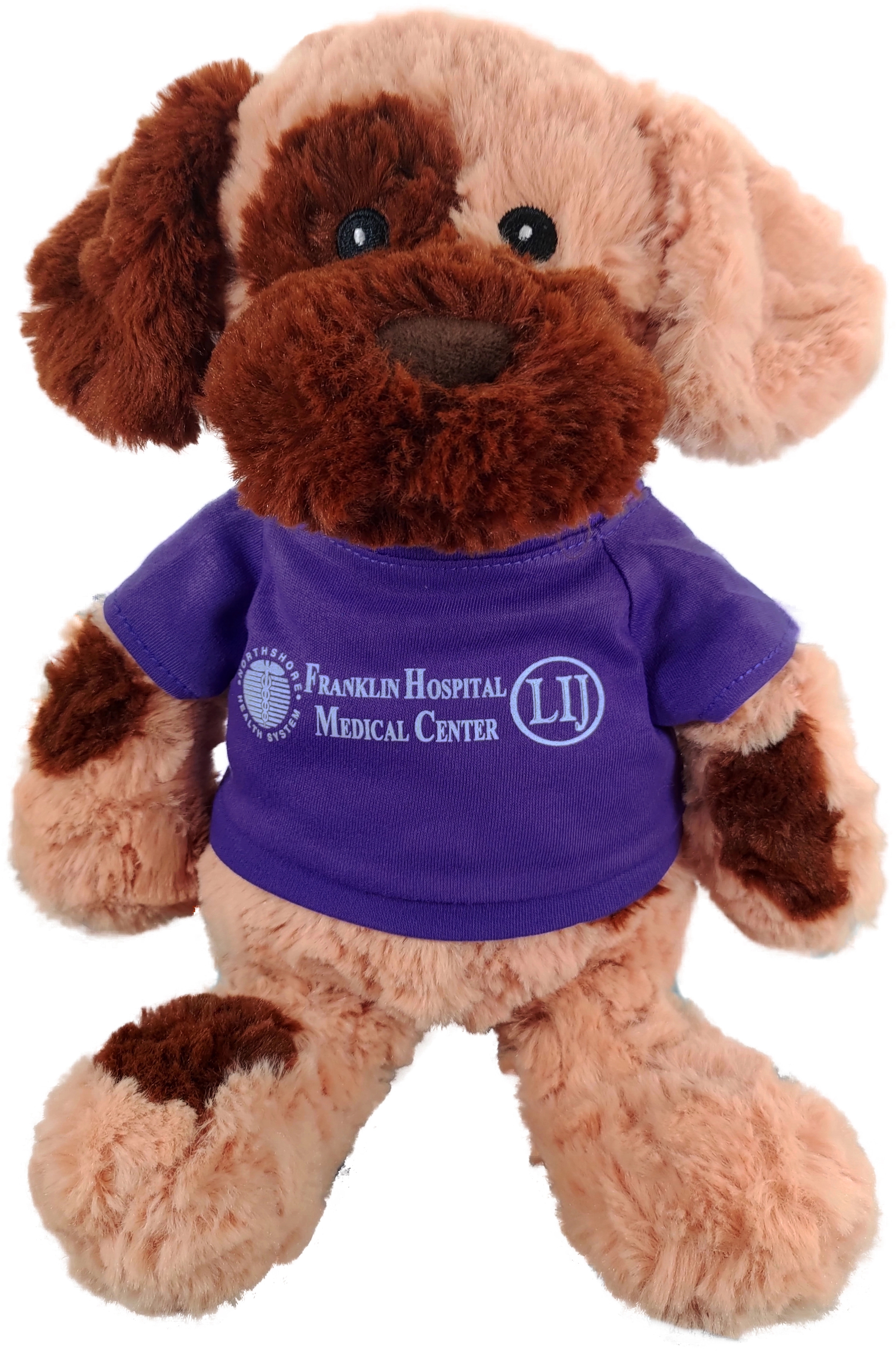 14" Embroidered Eye Brown & Tan Dog 3