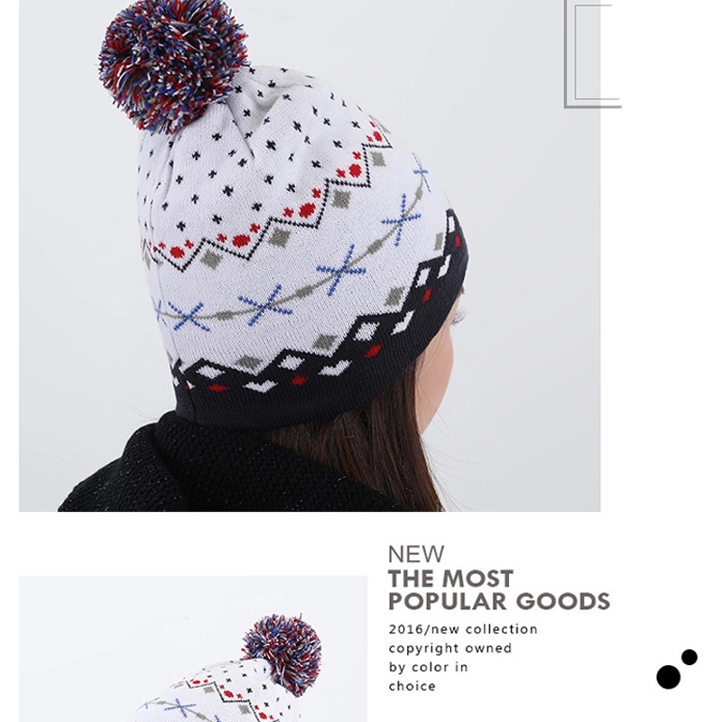 Custom Beanie Hats Winter Knitted Caps Unisex 3