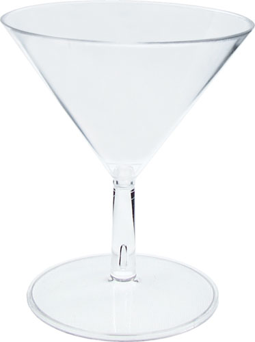 2oz Plastic Mini Stemmed Martini Glass CLOSE OUT 2