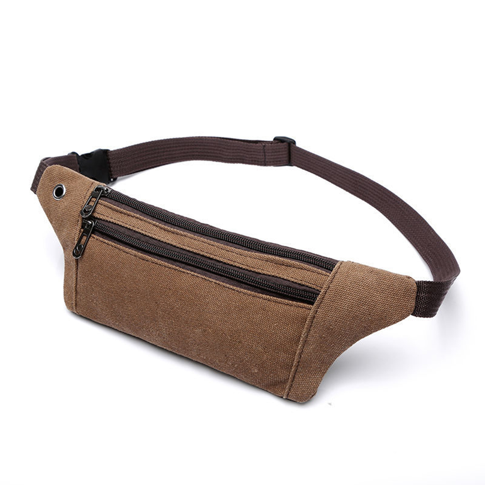 Canvas sports fanny pack waist bag chest bag 10
