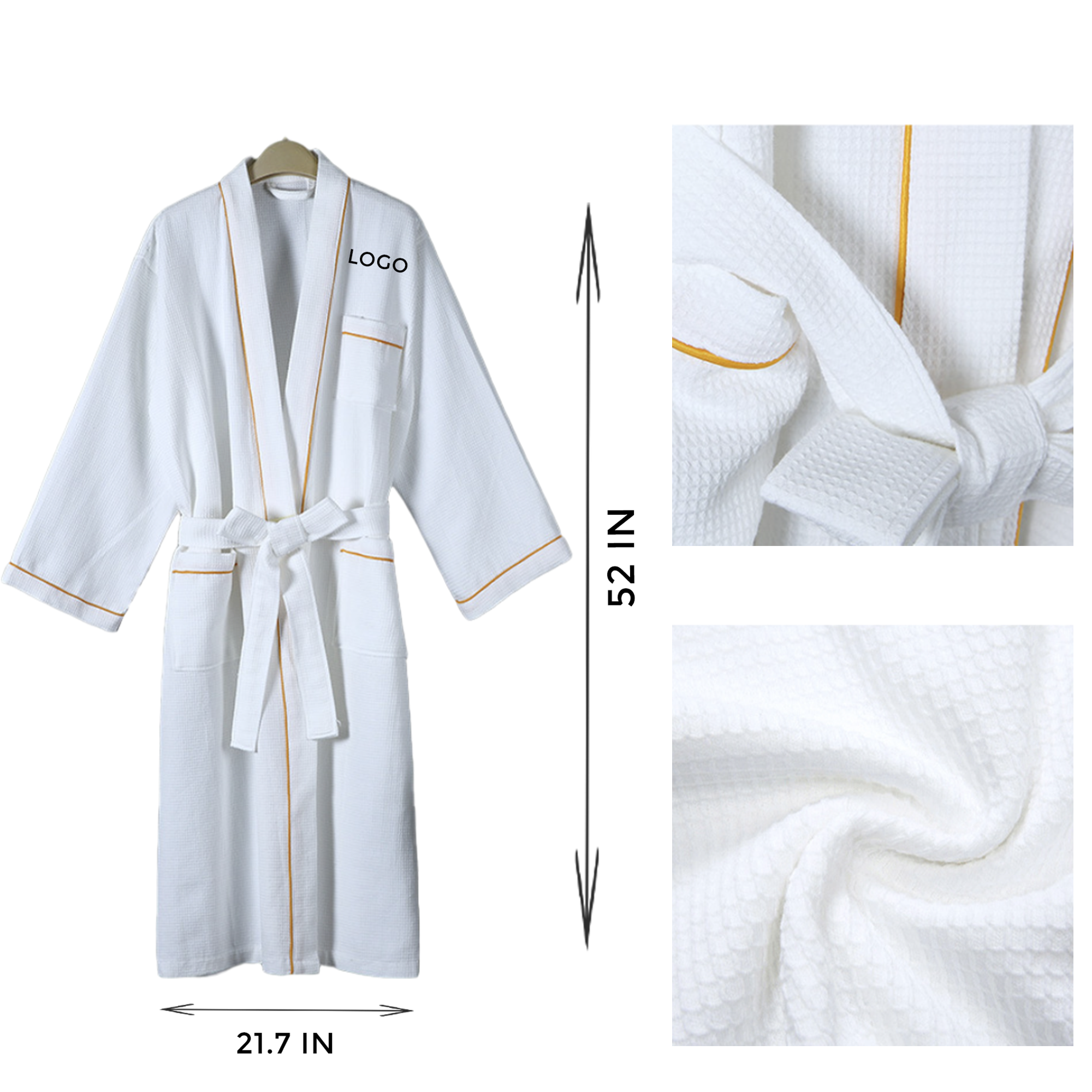 MOQ 10 PCS Absorbent Cotton Bathrobe 2