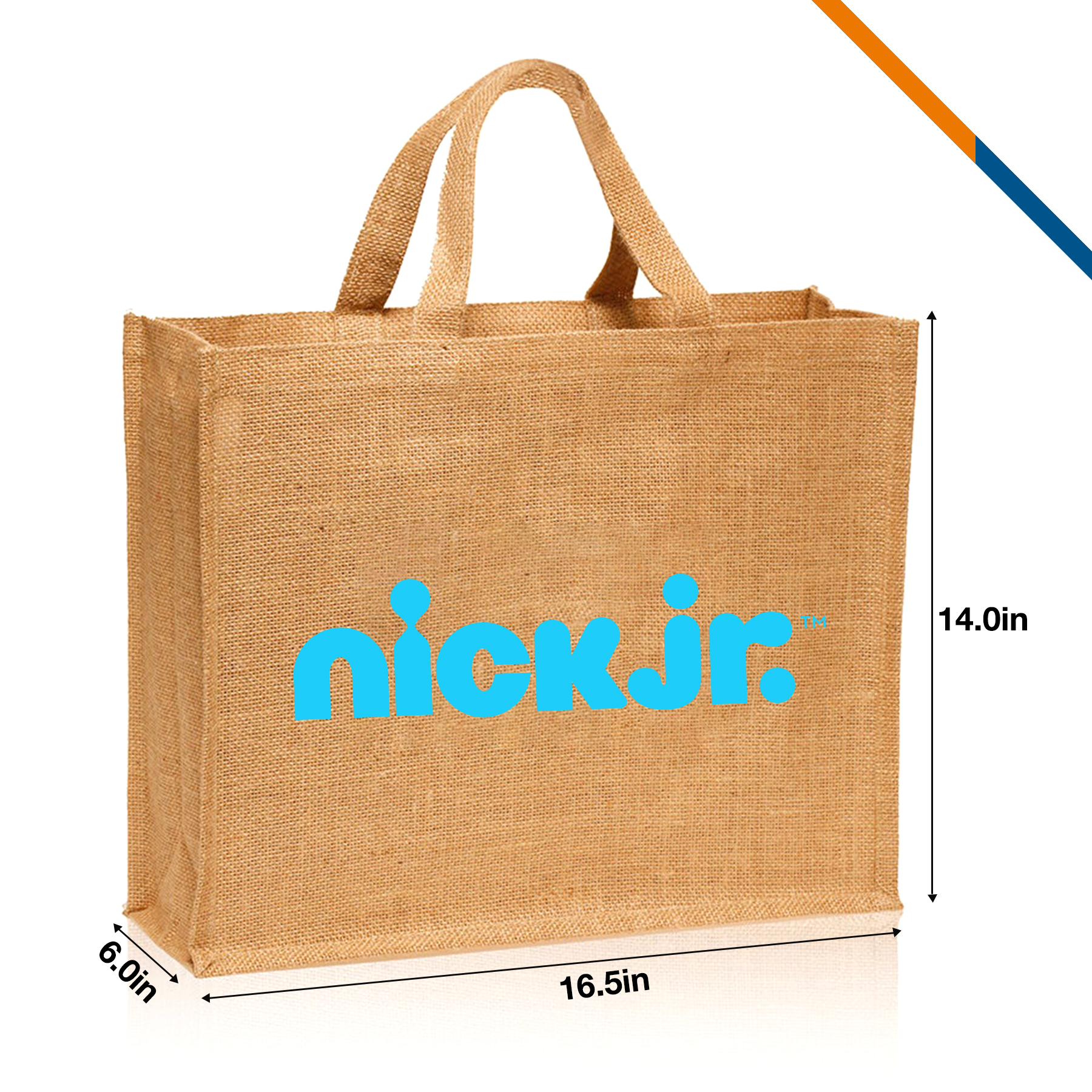 Lipa Jute Tote Bag, custom tote bag with logo imprint 4