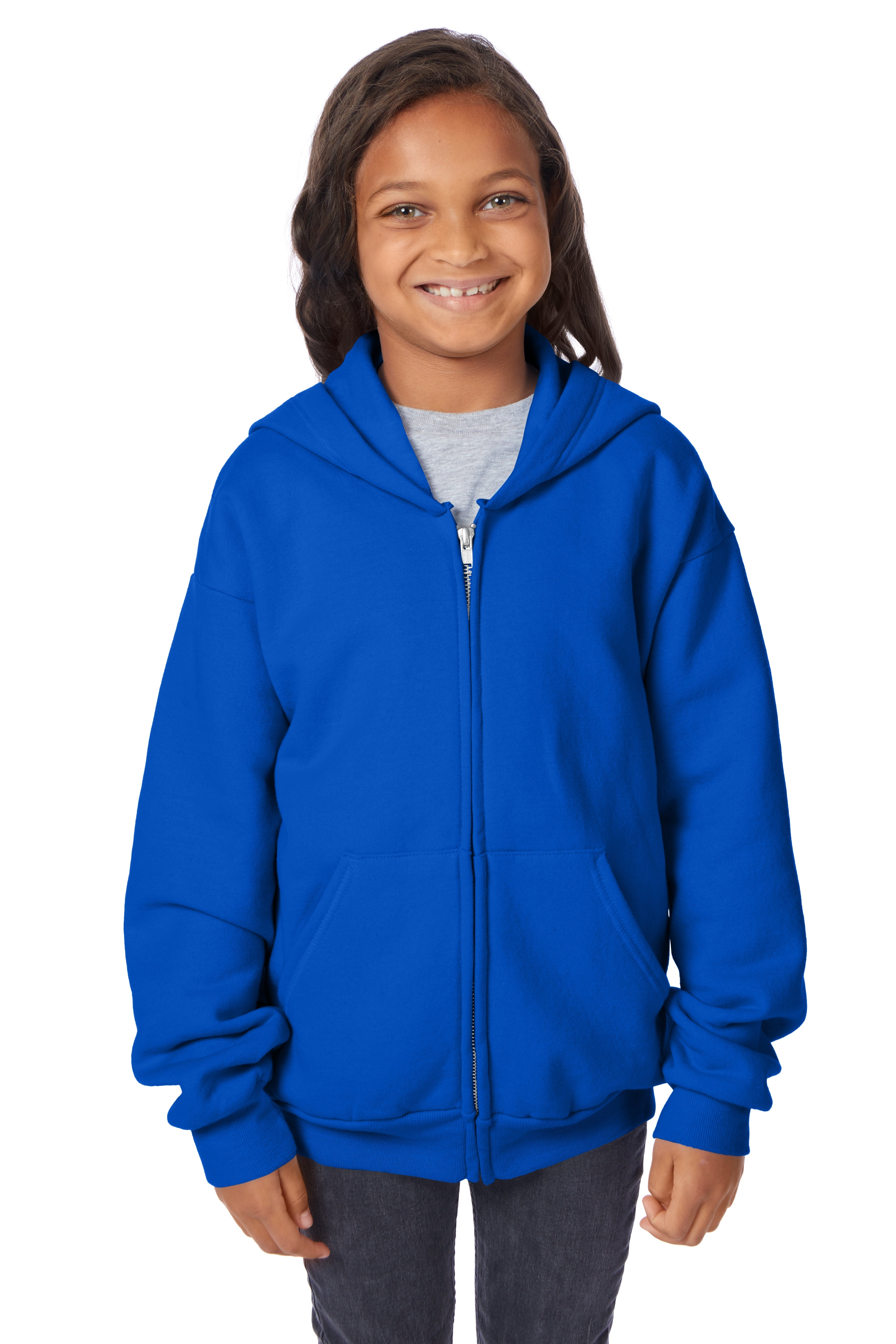 Hanes EcoSmart Full-Zip Fleece Hoodie 4