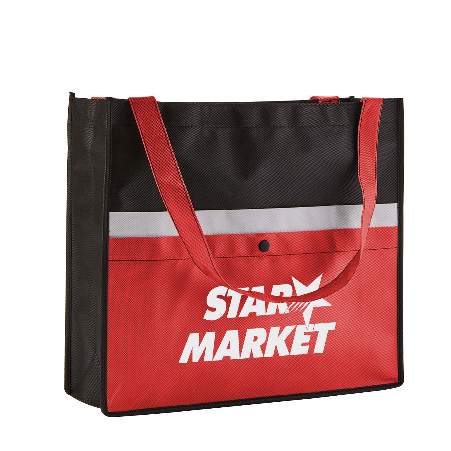 Corridor Non-Woven Snap Pocket Tote Bag 3