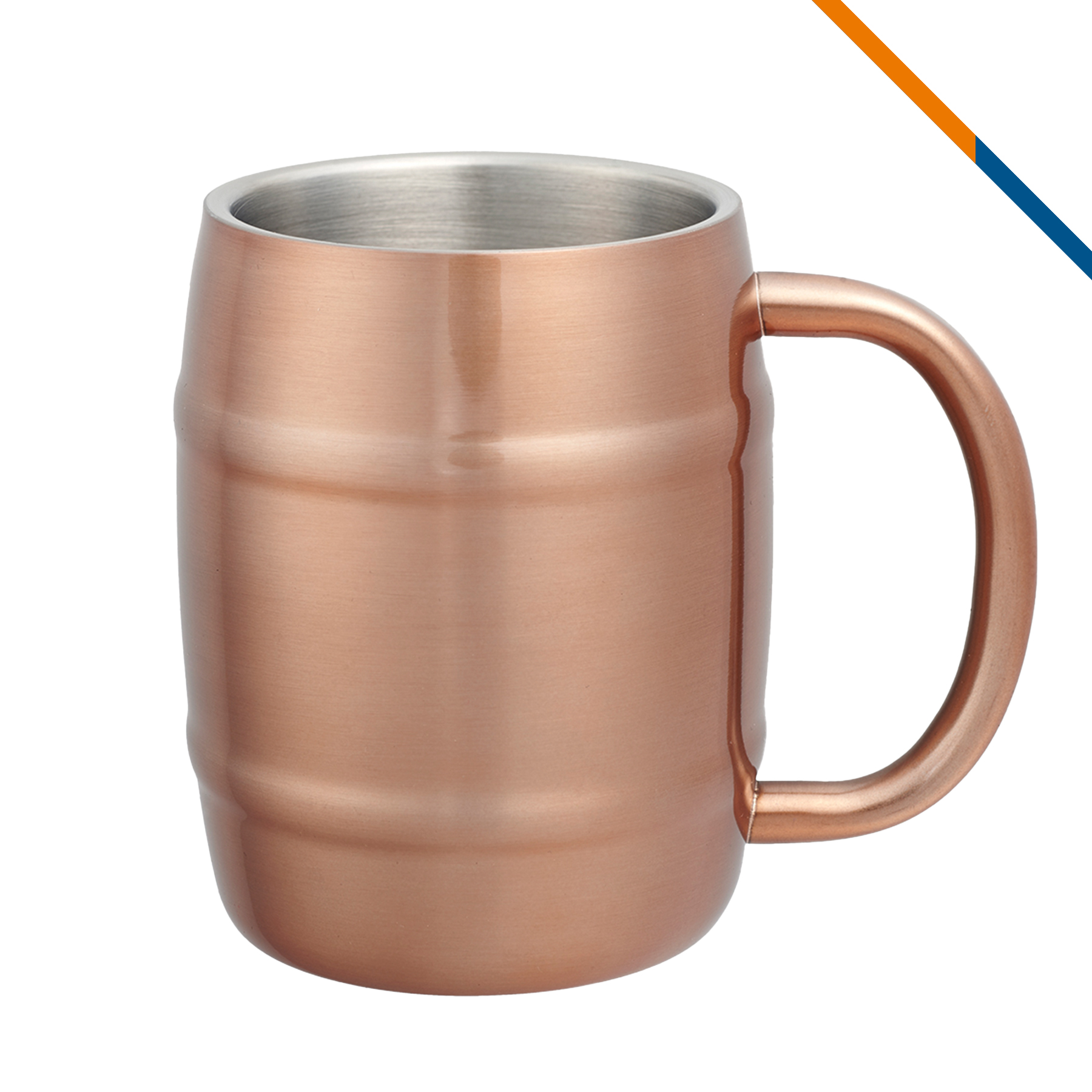 Difal Stainless Steel Barrel Mug - 14 OZ. 3