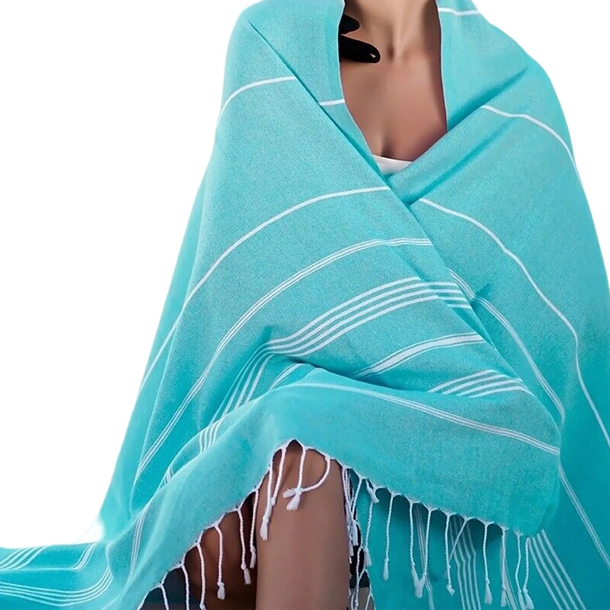 Absorbent Bungalow Beach Towel with Stylish Edges 25