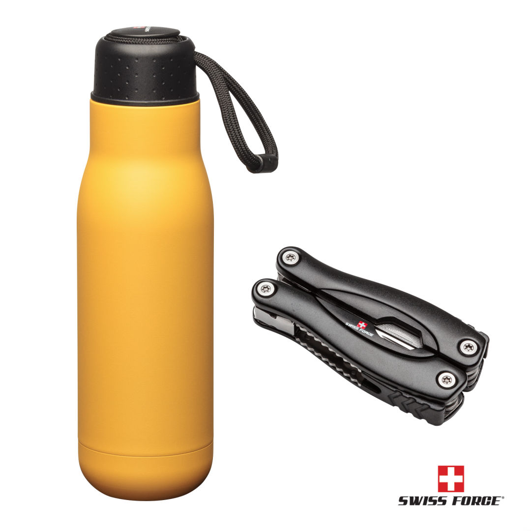 Swiss Force® Bonam Bottle & Multi-Tool Gift Set 11