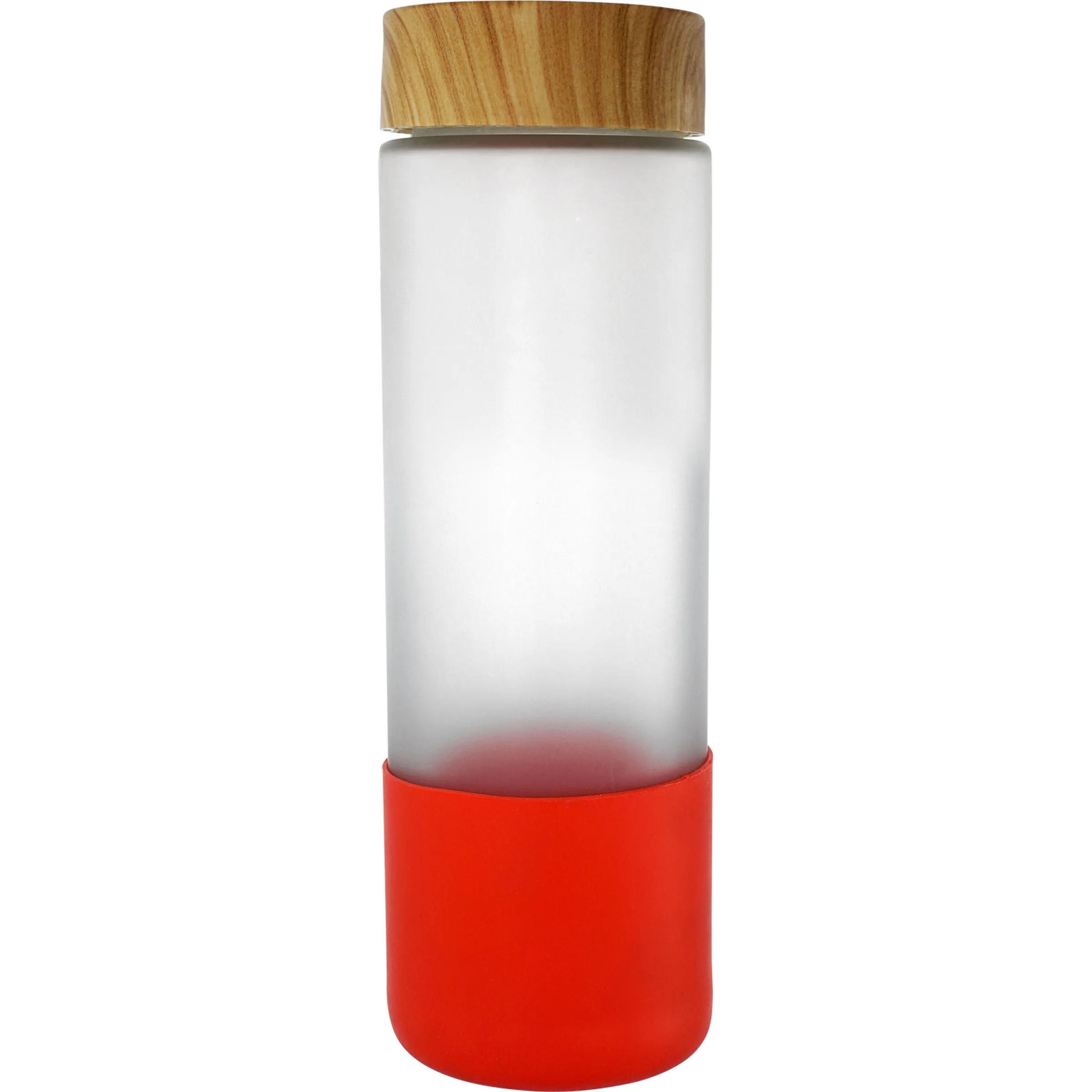 Bamboo Pattern 22 oz. Frosted Glass Grip Bottle 13