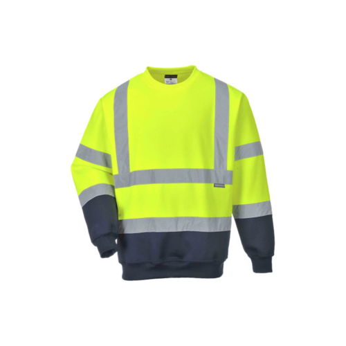 VISIPRO Reflective Colorblock Safety Sweatshirt - 280G 3
