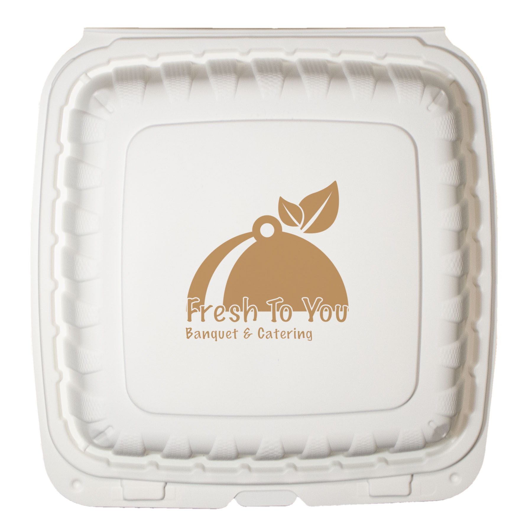 9" x 9" Eco-Friendly Takeout Container 3