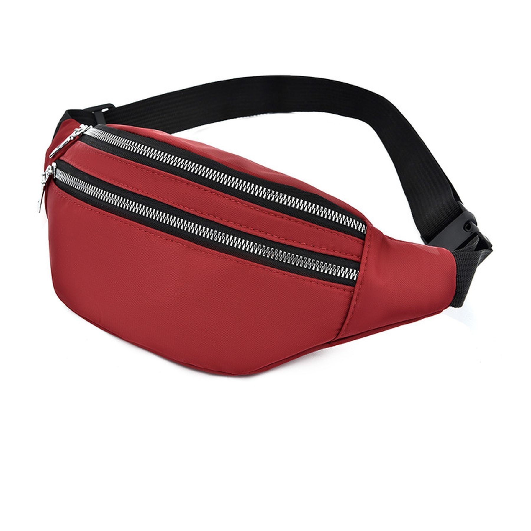 Sports Zipper Fanny Pack Travel Oxford Waist Bag 18