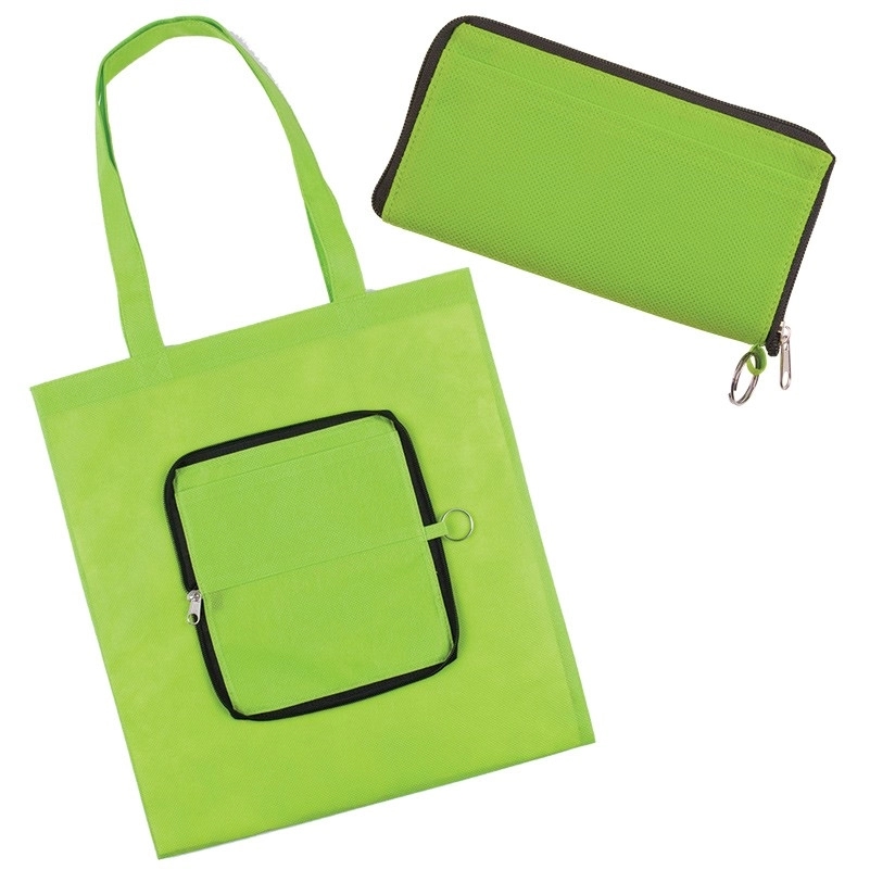 Foldable Zippin' Shopper Tote Bag 1