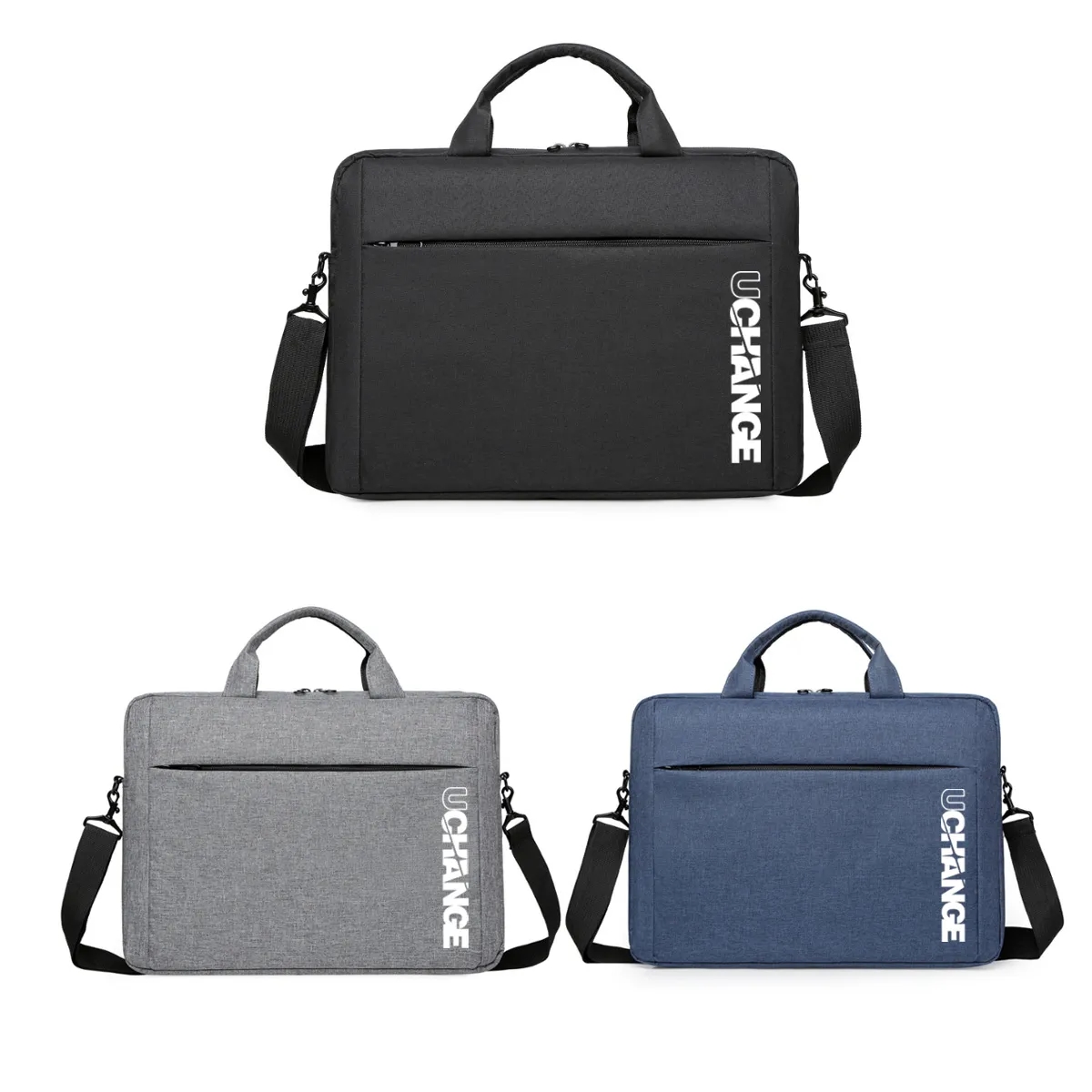 15.6" Laptop Briefcase With Luggage Trolley Sleeve Office 2