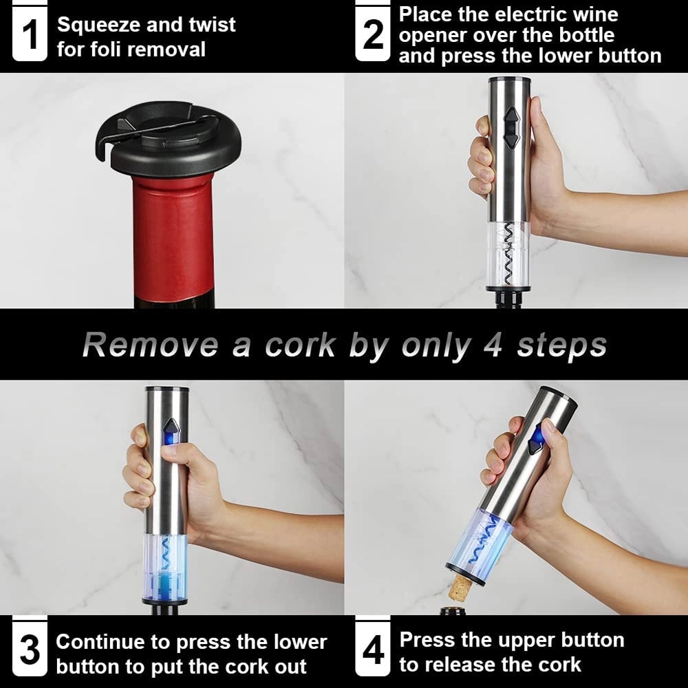 Electric Wine Opener Set 7