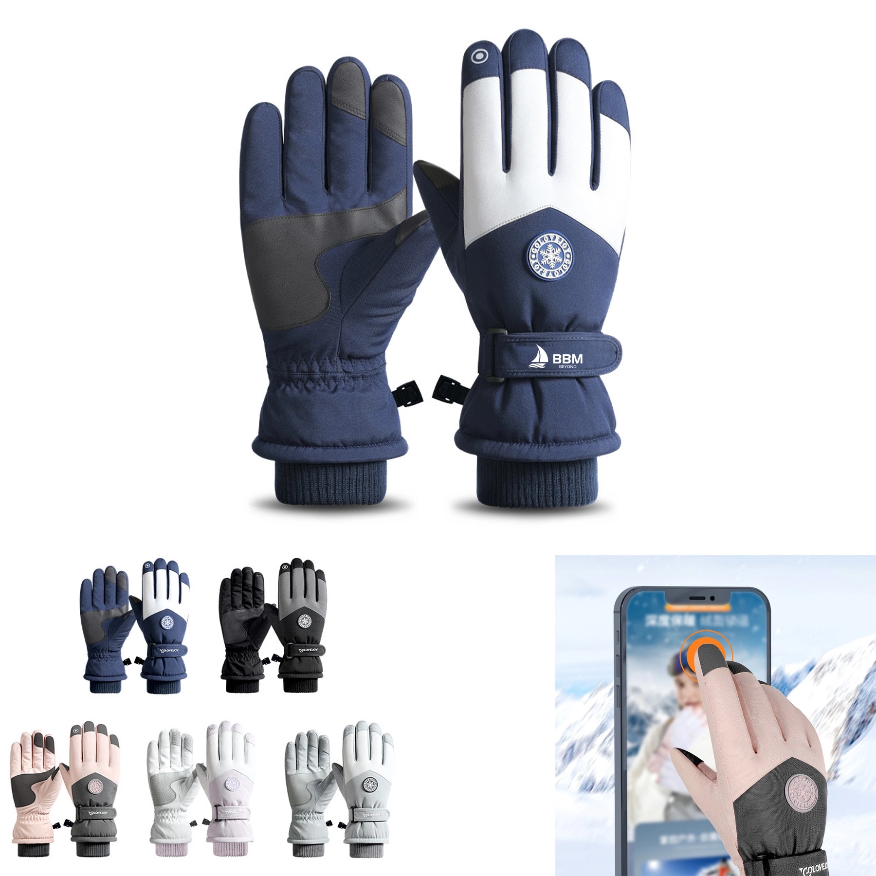 Ski Warm Touchscreen Gloves 4