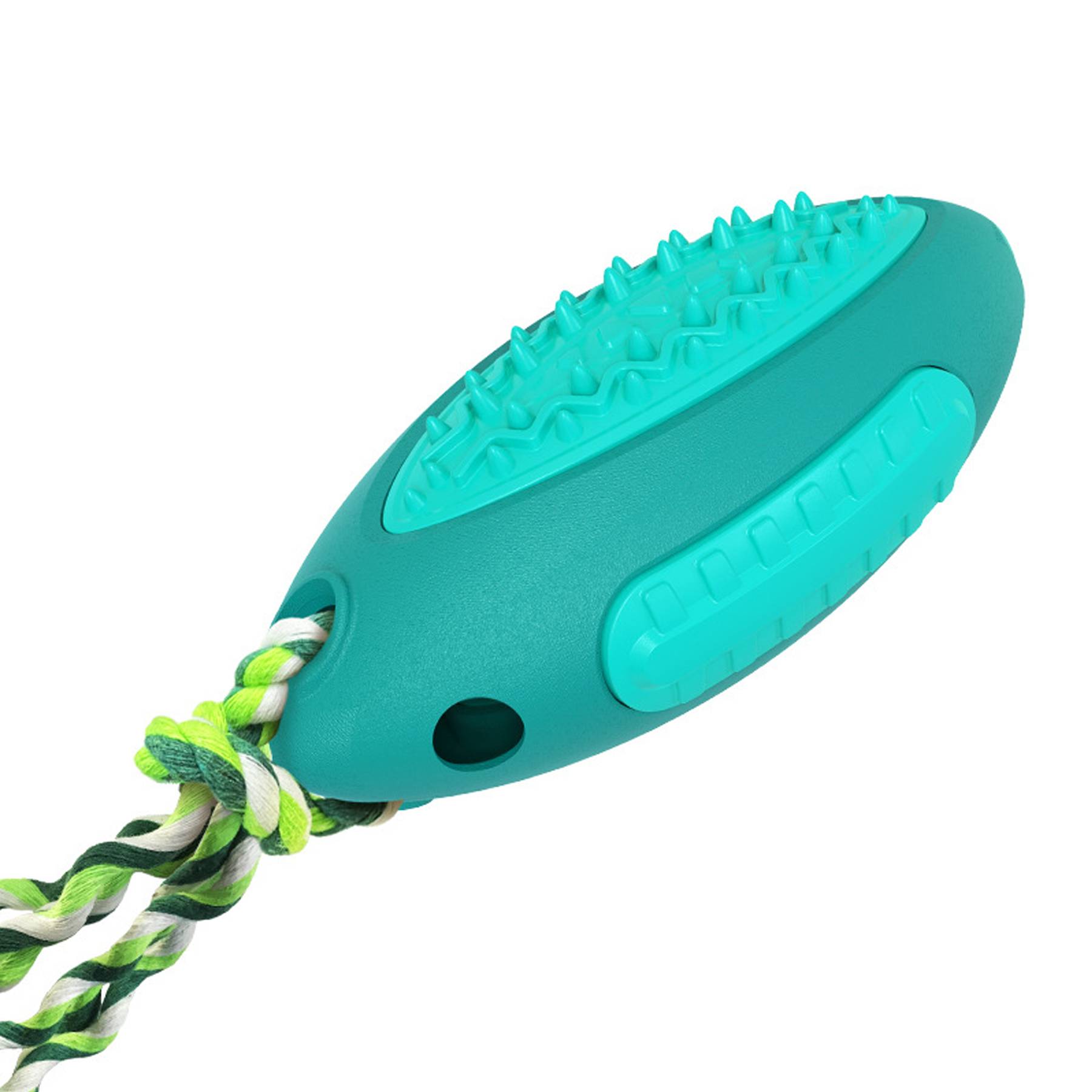 Tpr Puzzle Treat Dog Toys Blue Green Yellow 6
