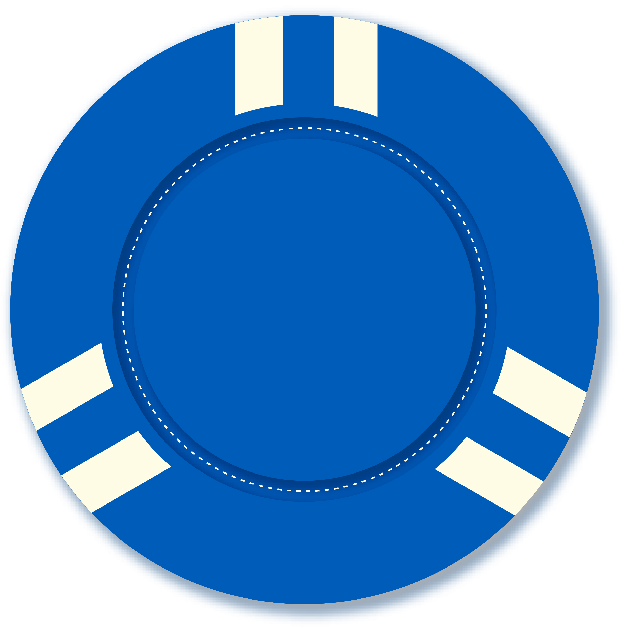 6 Stripe 9g Poker Chips 6