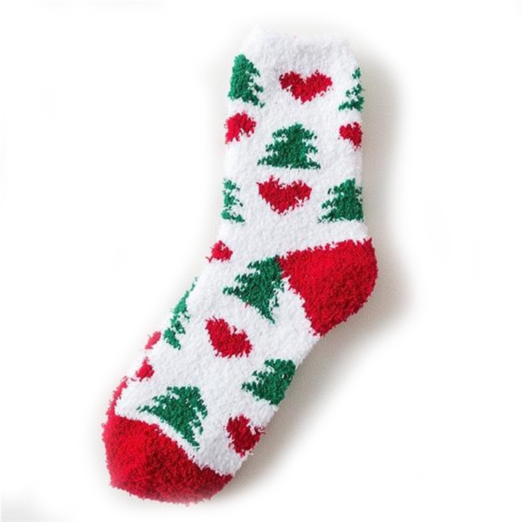 Women Christmas Fluffy Socks 4