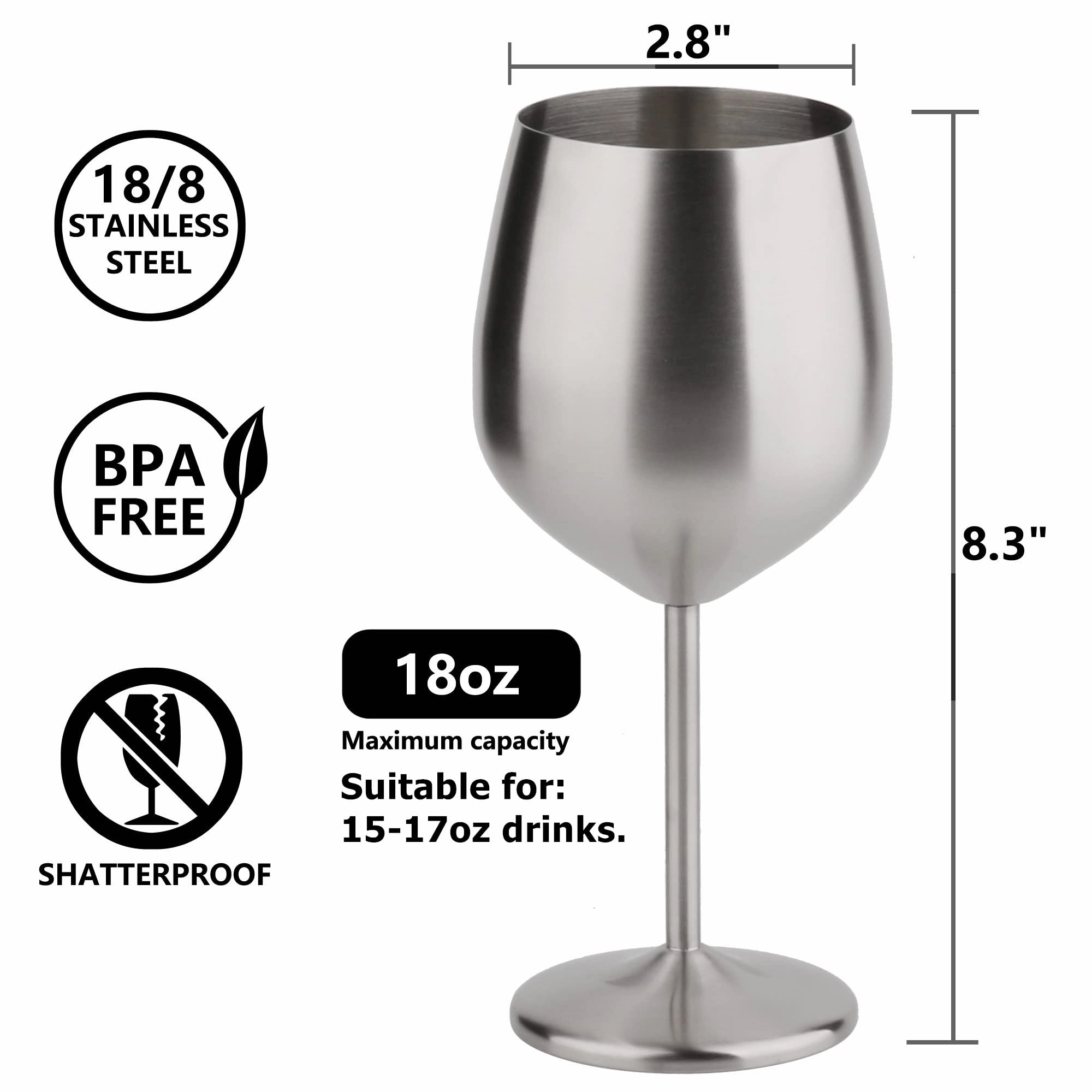 12oz Stainless Steel Insulated Goblet 3